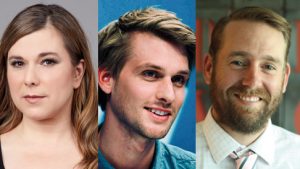 Julia Ortner, Ganz offen gesagt; Patrick Swanson, Was soll das?; Roman Mesicek, Tonspur N